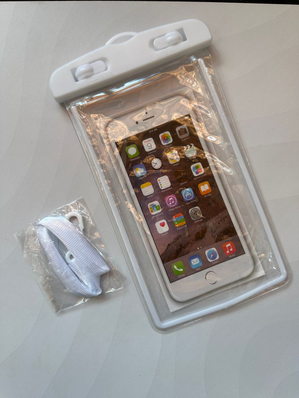 Funda impermeable blanca 