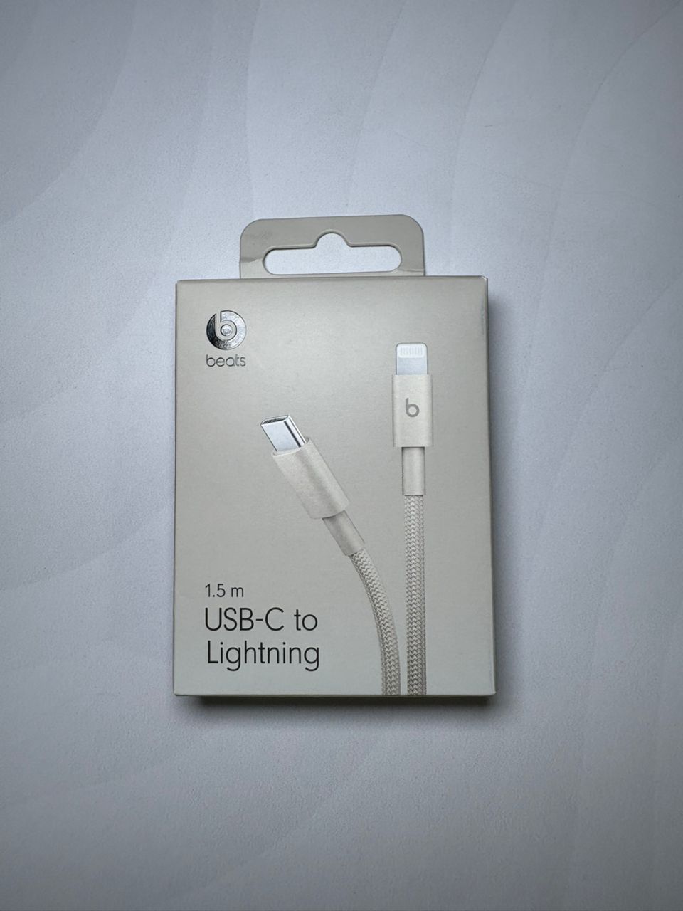 Cable Lightning Marca Beats (beige)